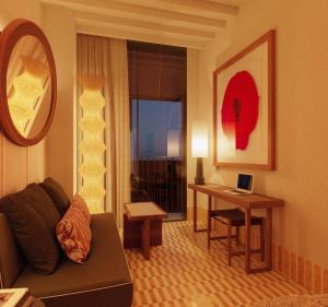 Televisi dan/atau pusat hiburan di Casa Bassa Hotel