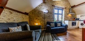 Posezení v ubytování Hills Farm Stays
