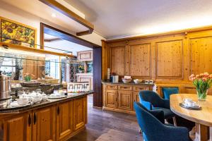 Kuchyň nebo kuchyňský kout v ubytování Hotel Käppelehof