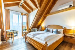 Postel nebo postele na pokoji v ubytování Hotel Käppelehof