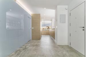 Kuchyň nebo kuchyňský kout v ubytování Moderno y completo apartamento frente al mar