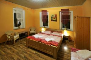 Posteľ alebo postele v izbe v ubytovaní Resort Abertham - apartment Vanessa