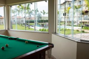 Biliár nebo kulečník v ubytování Class Hotel Passos Rio Grande Portal da Canastra