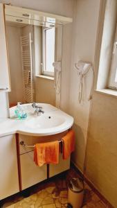 A bathroom at Gasthof Dorfschenke