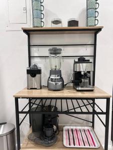 a shelf with a blender on top of it at Ft Lauderdale Jewel in Fort Lauderdale
