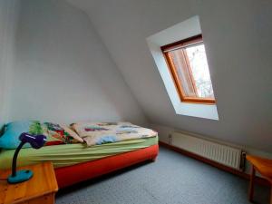Postel nebo postele na pokoji v ubytování Ferienhaus Groß Popkenhausen