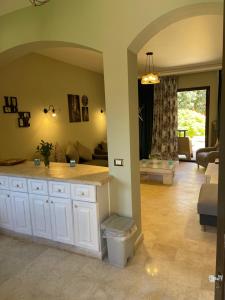A seating area at El gouna South Marina Townhouse Apartment 3 bedrooms