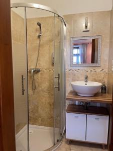 Kúpeľňa v ubytovaní Apartmány Lavander Mikulov
