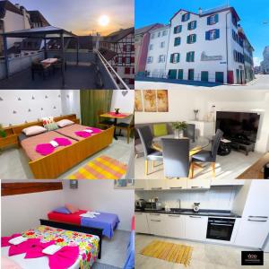 Postel nebo postele na pokoji v ubytování City Apartments Basel