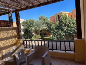 A balcony or terrace at El gouna South Marina Townhouse Apartment 3 bedrooms