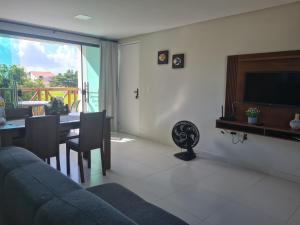 Posezení v ubytování MACOCA TAMANDARÉ FLAT