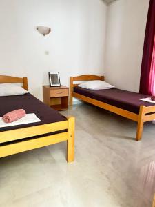 Posteľ alebo postele v izbe v ubytovaní Apartments by the sea Podaca, Makarska - 2618