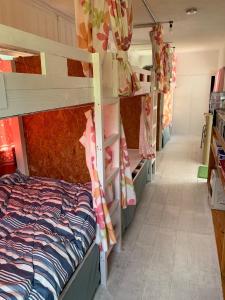 grupa łóżek piętrowych w pokoju w obiekcie GUEST HOUSE SUMIRE - Vacation STAY 34298v w mieście Nago