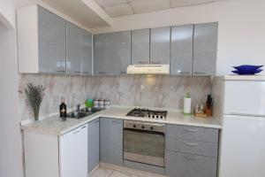 Kuchyň nebo kuchyňský kout v ubytování Apartment Lidija