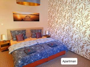 Letto o letti in una camera di Dům Tamara