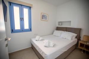 Posteľ alebo postele v izbe v ubytovaní Greek Beach House Complex A3