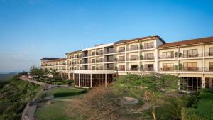 a large building on top of a hill at Haile Resort Arbaminch in Migie