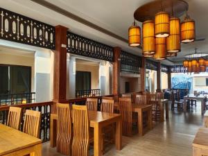 Posezení v ubytování Peacock De Pai Hotel