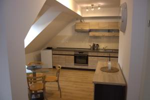 Kuhinja oz. manjša kuhinja v nastanitvi Apartmany U Lva