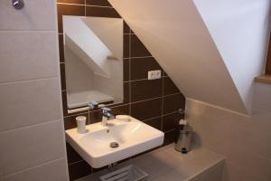 Kopalnica v nastanitvi Apartmany U Lva