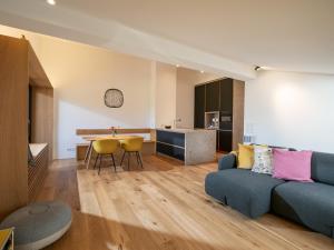Η κουζίνα ή μικρή κουζίνα στο Ferienwohnung BT Sieben +6 φωτογραφίες