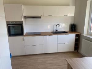 Η κουζίνα ή μικρή κουζίνα στο Haus Kreienmoor +7 φωτογραφίες