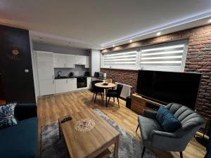 Χώρος καθιστικού στο Apartament VIP-2