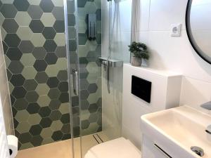 Quiet Waterloft near Amsterdam and Schiphol WS11的一间浴室