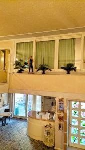 Posezení v ubytování HOTEL Villa Lilla