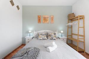 Postel nebo postele na pokoji v ubytování Apartamento P Armonia Rural