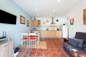 Kuchyň nebo kuchyňský kout v ubytování Apartamento P Armonia Rural