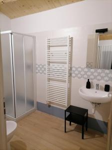 Koupelna v ubytování B&B La Casa Gialla