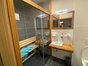 Kúpeľňa v ubytovaní Alpenhotel & Aparthotel Lanz + 37 fotografií