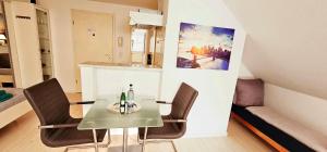 Ruang duduk di Apartments Pfannenstübchen