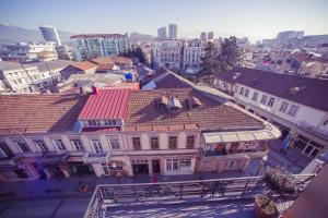 Nespecifikovaný výhled na destinaci Batumi nebo výhled na město při pohledu z hotelu