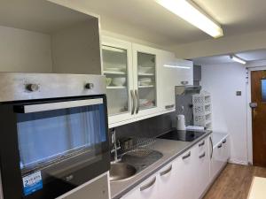 مطبخ أو مطبخ صغير في Studio room in Brighton city centre