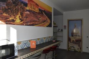 Kuchyň nebo kuchyňský kout v ubytování B&B Aurora