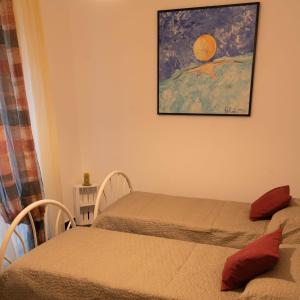 Posteľ alebo postele v izbe v ubytovaní La casa di Nettuno