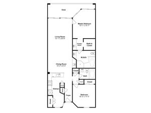 Plantegning af The Pearl of Navarre #1102 - Beach Life Paradise