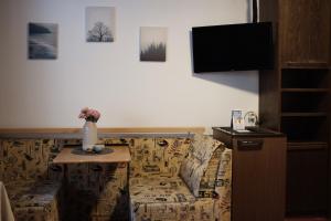A television and/or entertainment centre at Garni Trojer