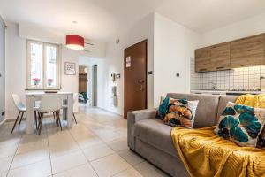 Ruang duduk di Design Apartments Sassari-Via Roma