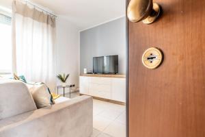 Televisyen dan/atau pusat hiburan di Design Apartments Sassari-Via Roma