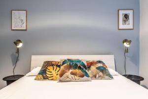 Katil atau katil-katil dalam bilik di Design Apartments Sassari-Via Roma