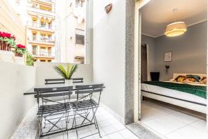 Katil atau katil-katil dalam bilik di Design Apartments Sassari-Via Roma