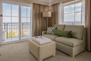 Istumisnurk majutusasutuses Courtyard by Marriott Jekyll Island