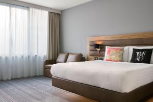 Voodi või voodid majutusasutuse Moxy Dublin City toas