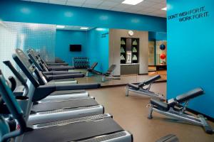 Fitnesscenter och/eller fitnessfaciliteter på Fairfield Inn & Suites by Marriott Hendersonville Flat Rock