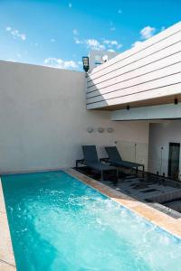 Bazén v ubytování Apartamento De Lujo Con Piscina, GYM & Play Land nebo v jeho okolí