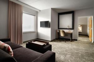 TV a/nebo společenská místnost v ubytování SpringHill Suites Minneapolis-St. Paul Airport/Mall Of America
