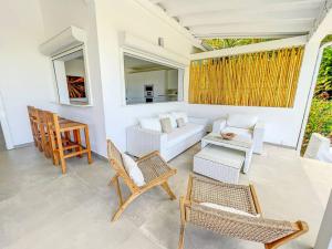 Posezení v ubytování Villa les Yuccas, private pool, 5 min from Grand Case + 17 fotografií